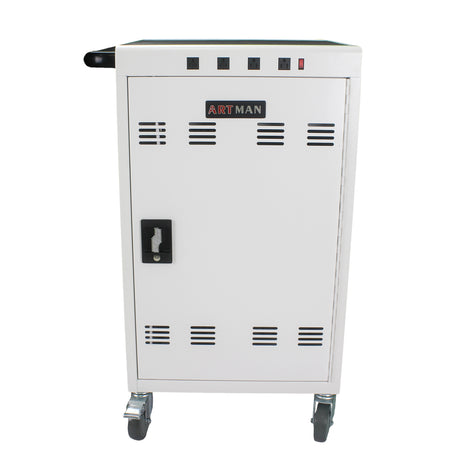 Mobile Charging Cart and Cabinet for Tablets Laptops 31+4-Device - V.I.P Digital Presence