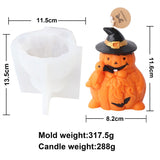 New Halloween Pumpkin Ghost Silicone Candle Mold Frog Owl Fox Pumpkin Animal Scented Plaster Resin - V.I.P Digital Presence