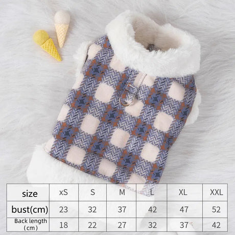 Dog clothing with warmth and plush that can be pulled vest teddy bear small dog cat pet clothing - V.I.P Digital Presence