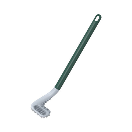 Silicone Toilet Brush Non-slip Long Handle Toilet Cleaning Brush Toilet Cleaning Brush Bendable Silicone TPR Brush Head Bathroom - V.I.P Digital Presence