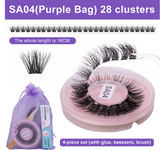 DIY false eyelashes set whole cut eyelashes European and American thick curling travel size eyelash combination - V.I.P Digital Presence