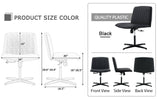 Black High Grade Pu Material. Home Computer Chair Office Chair Adjustable 360 ° Swivel Cushion Chair - V.I.P Digital Presence