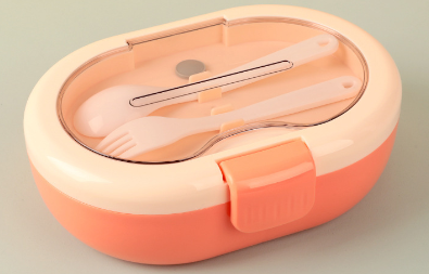 Modern simple food grade microwaveable lunch box with compartments - V.I.P Digital Presence