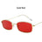 Candy Colors Metal Frame Rectangle Sunglasses Small Retro Shades UV400 Sun Glasses for Men Women Driving Eyewear Summer Goggles - V.I.P Digital Presence