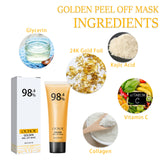 24k Gold Peel Mask Deeply Cleanses The Skin Of Blackheads, Pimples, Delicate Pores And Tighteners Skin Care - V.I.P Digital Presence