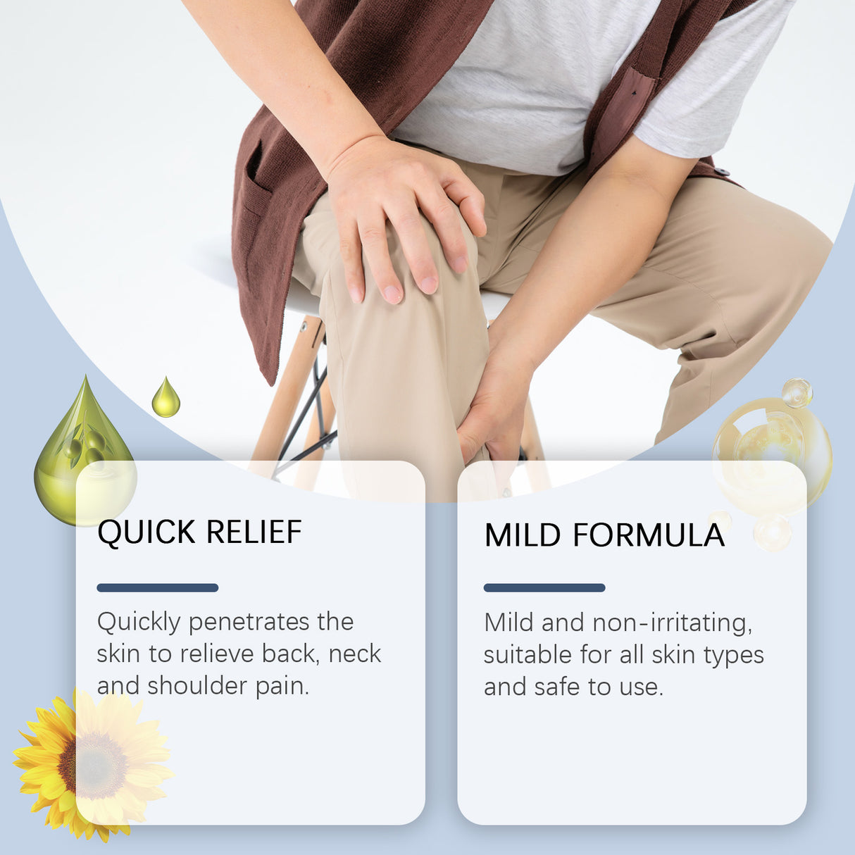 Body Care Oil, Ease Back, Neck And Shoulder Discomfort And Improve Flexibility Massage Oil - V.I.P Digital Presence