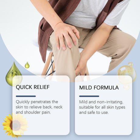 Body Care Oil, Ease Back, Neck And Shoulder Discomfort And Improve Flexibility Massage Oil - V.I.P Digital Presence