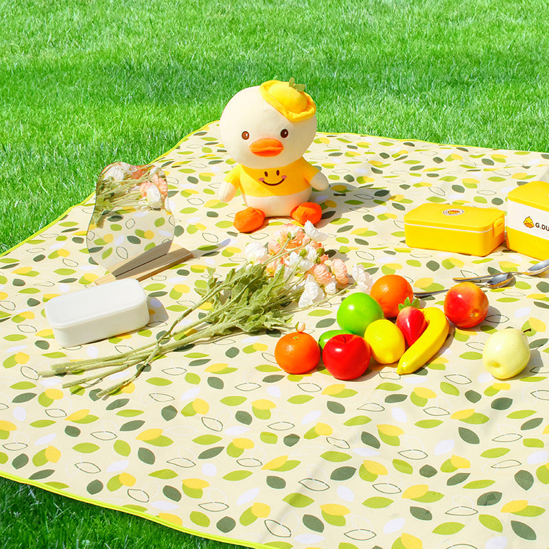 Esterilla de picnic para exteriores, resistente a la humedad, para camping, portátil, con cojín, gruesa, impermeable, para tienda de campaña 