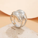 Punk style exaggerated irregular folds personalized winding fish tail bracelet Bracelet - V.I.P Digital Presence