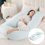 Pregnant women's pillow waist protection side sleeping slope pillow J-shaped pregnancy sleeping pillow - V.I.P Digital Presence