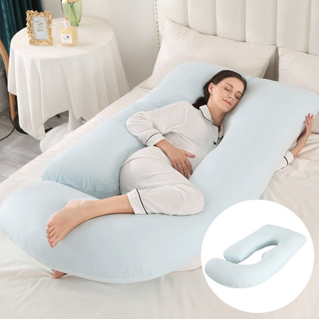 Pregnant women's pillow waist protection side sleeping slope pillow J-shaped pregnancy sleeping pillow - V.I.P Digital Presence