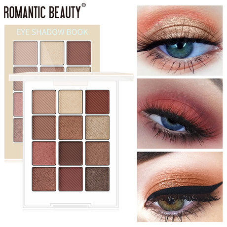 Romantic Beauty Makeup For Eye Ins Hot Sale Eye Shadow Disk 12 Color Eye Shadow - V.I.P Digital Presence