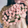 60cm New Creative Rose Bouquet Blanket (Finished), Crocheted Flower Bouquet Gift for Girlfriend - V.I.P Digital Presence