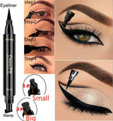 Seal Eyeliner Liquid Pen Quick-Drying Non Smudge Waterproof Eyeliner Double-Ended Eyeliner Beauty Makeup - V.I.P Digital Presence