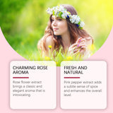 Rose Fragrance Fresh Powder Perfume, Natural Fragrance Niche Charming Charm Perfume Pheromone Fragrance Eau De Toilette - V.I.P Digital Presence