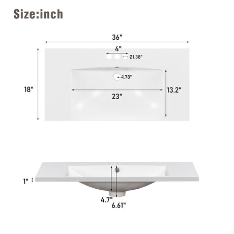 [Sink Only] 36-inch Resin Sink-Resin - V.I.P Digital Presence