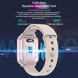 Pulsera inteligente con Bluetooth, resistente al agua IP67, monitor de presión arterial y oxígeno en sangre, pulsera inteligente con rastreador de actividad física, pulsera deportiva.
