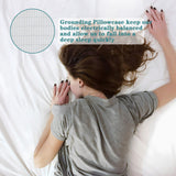 Earthing Ground Pillow Case For Health & EMF Protection Improves Sleep Conductive Silver Fiber Cotton Pillowcase - V.I.P Digital Presence