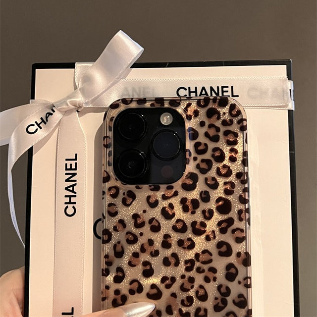 Feather Brown Leopard Pattern Suitable for iPhone 16 Promax Apple 15 Phone Case 14 New 13 All Inclusive 12 - V.I.P Digital Presence