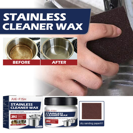 Metal Polishing Wax, Household Kitchen Range Hood Pot Cleaning, Rust Removal, Grease Polishing Cleaner - V.I.P Digital Presence