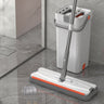A 33cm Home Floor Cleaning Set: Hand Free Flat Mop & Bucket, 360° Rotating, Washable Microfiber, Lazy Cleaning Tool. - V.I.P Digital Presence