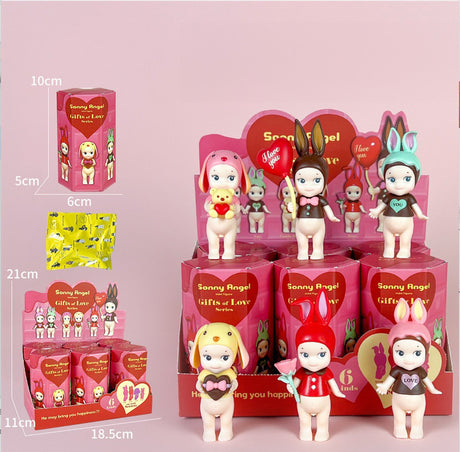 Party Angel Cheek Blind Box Car Ornament Mobile phone Decoration Handmade Anime Doll Finished End Box - V.I.P Digital Presence