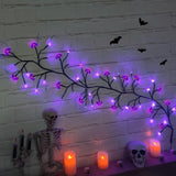 Outdoor Waterproof LED Halloween Decorative Light Rattan Spider Bat Tree Branch Light Party Atmosphere Ghost Festival Chopsticks - V.I.P Digital Presence