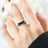 French fashion exaggerated geometric weight glazed element ring - V.I.P Digital Presence