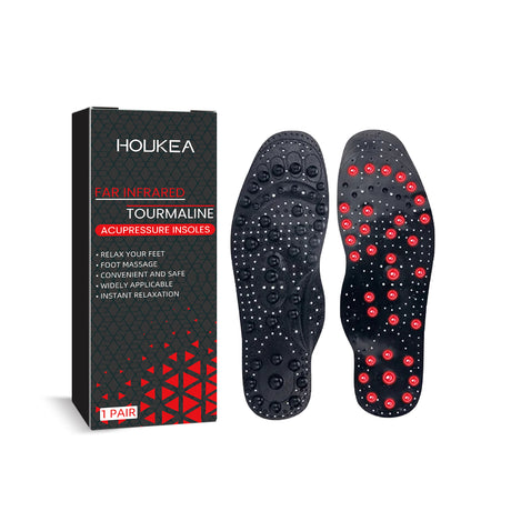 Far Infrared Tourmaline Acupressure Insoles, Vein Repair Body Care Slimming Body Anti-Slip Wear Arch Support Insoles - V.I.P Digital Presence