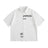 Alphabet Print Short Sleeve Shirt Workwear Japanese Style Loose Casual Design Summer Collar Shirt Men's Trendy - V.I.P Digital Presence