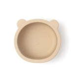 Vajilla infantil, cuenco para bebés, cuenco de silicona con ventosa para niños, cuenco para suplemento alimenticio con forma de oso 
