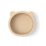 Vajilla infantil, cuenco para bebés, cuenco de silicona con ventosa para niños, cuenco para suplemento alimenticio con forma de oso 