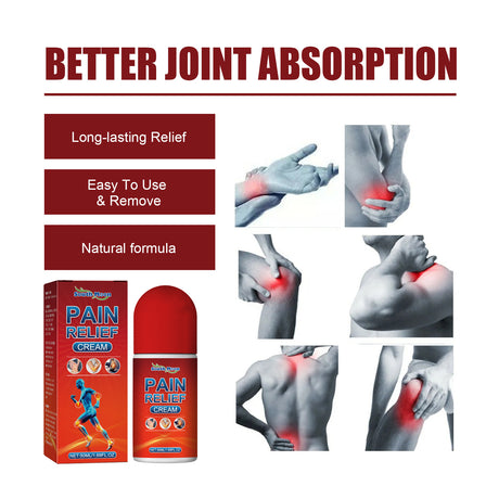 Pain Relief Cream, Elbow Shoulder Neck Knee Vertebra Waist Leg Joint Pain Relief Rolling Ball - V.I.P Digital Presence