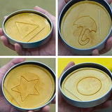 Sugar Candy Tools: Stainless Cutters, Choco Molds, Umbrella Cutter, 6 - pce Biscuit Kit for Fam & Party - V.I.P Digital Presence