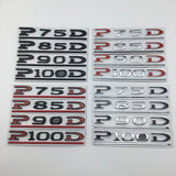 Applicable to Tesla car sticker MODEL3MODELS MODELX P75D P85D P90D P100D logo - V.I.P Digital Presence