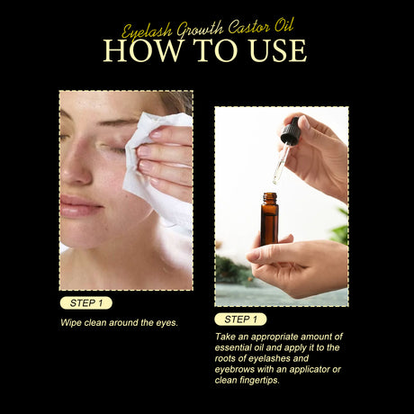 Castor Oil Mascara, Thickening & Moisturizing Natural Long Jet Black Curling Mild Mascara - V.I.P Digital Presence