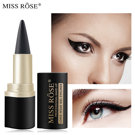 Waterproof Eyeliner Quick Drying Matt Eyeliner Single Head Black Solid Rich Eyeliner Ointment - V.I.P Digital Presence