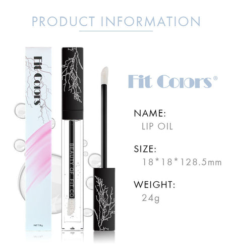 Fit Colors Transparent Lip Oil Glass Lip Gloss Colorless Lip Gloss Lasting Moisturizing Moisturizing Superposition Liquid - V.I.P Digital Presence