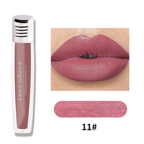 Candy Pearl Lip Gloss Liquid Matte Lip Gloss Without Color Loss And Non-Sticky Cup Velvet Lip Glaze - V.I.P Digital Presence