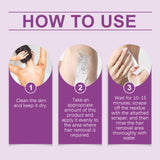 Body Hair Removal Mousse For Gentle Underarm Hair Removal Smooth Smooth Skin Clean And Refreshing Hair Removal