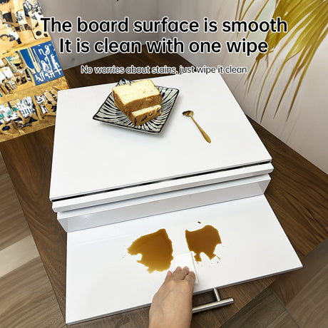 New microwave stand with pull-out drawer, coffee station, kitchen organizer - space-saving. - V.I.P Digital Presence