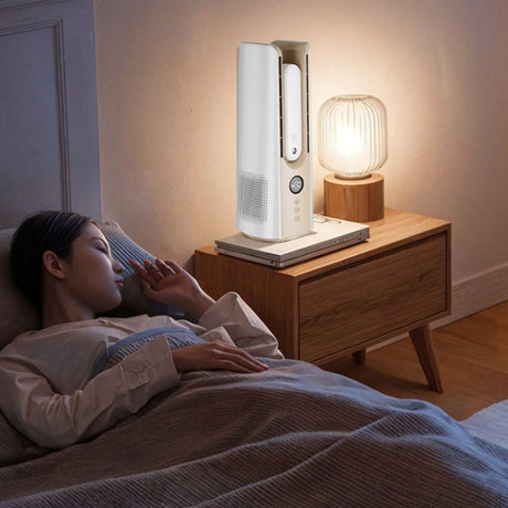 2025 NEW Portable Tower Fan – 6 Speeds, Mist Bladeless, for Bedroom/Living Room/Office - V.I.P Digital Presence