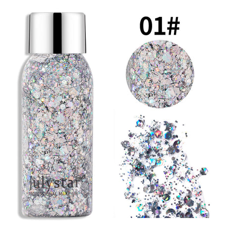 Crushed Diamond Glitter Dazzling Performance Stage Nightclub Makeup Sequins Eyeshadow Makeup - V.I.P Digital Presence