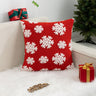 Christmas Pillow Cover (Excluding Pillow Core) Snowflake Velvet Jacquard Christmas Tree Elk Festival Decoration - V.I.P Digital Presence