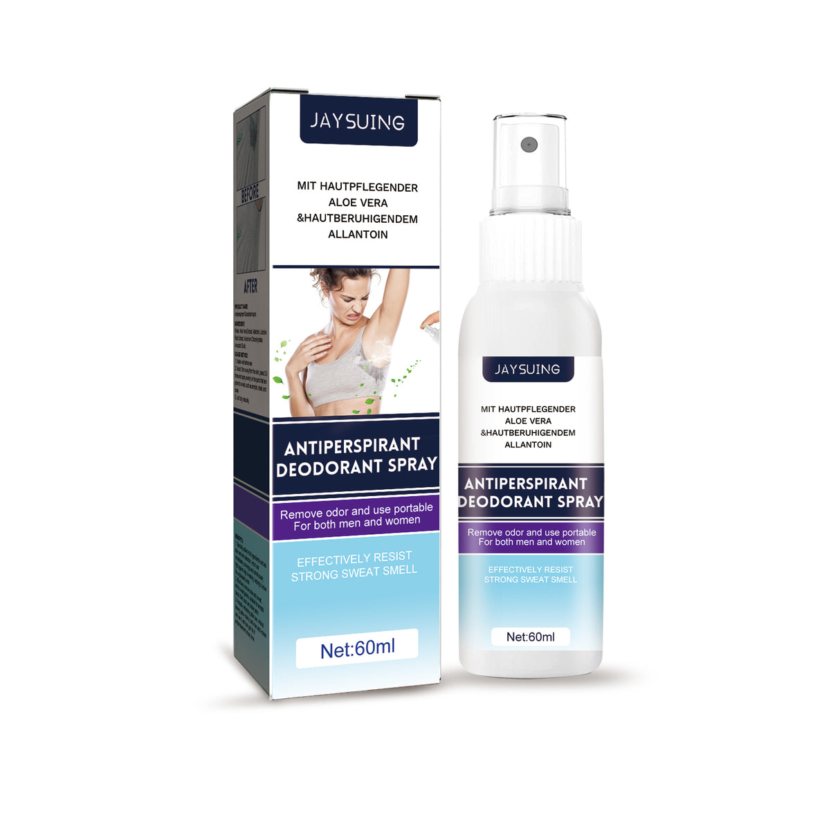 Underarm Deodorant Spray, Fresh Underarm Odor Portable Deodorant Anti-Perspirant Spray