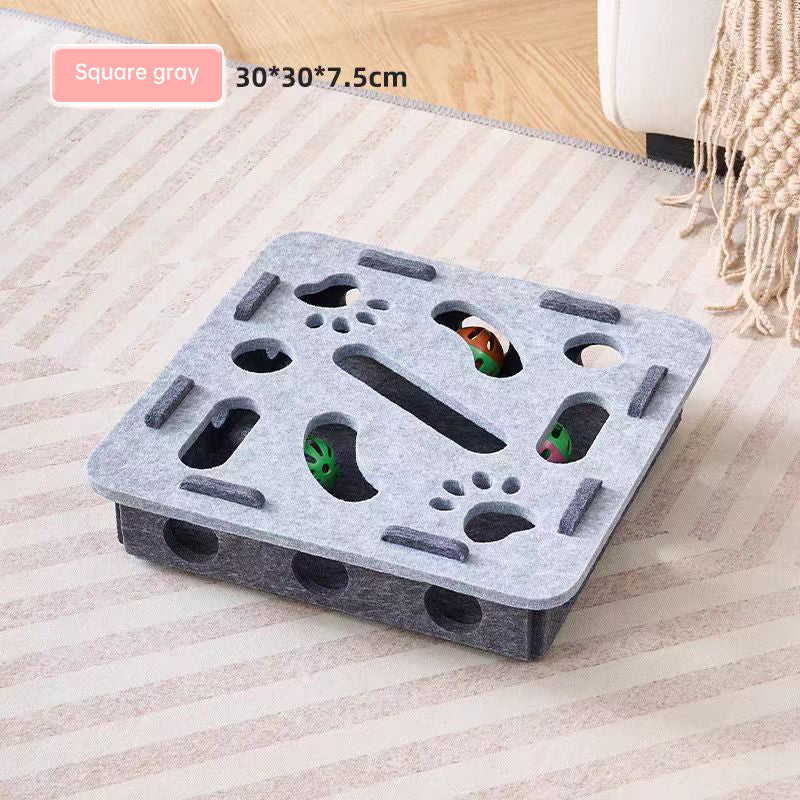 Felt puzzle toys, puzzle boxes, ball motion toys for indoor cat exercise, entertainment and hunting. - V.I.P Digital Presence