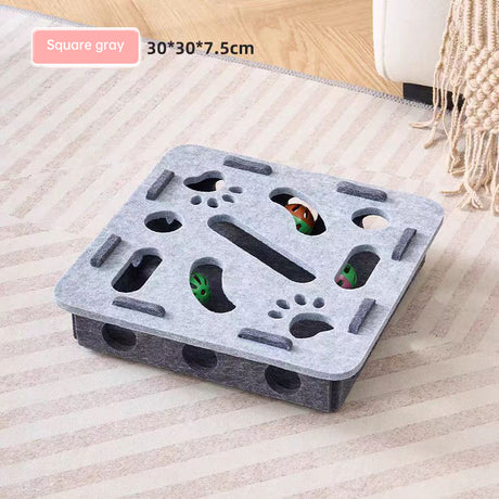 Felt puzzle toys, puzzle boxes, ball motion toys for indoor cat exercise, entertainment and hunting. - V.I.P Digital Presence