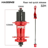 HASSNS PRO7 MTB Hub 32 Holes Bearing Bike Freehub Rear Hub Quick Release 32H Four Palin 7 8 9 10 11 12 Speed 6 Pawl Hubs - V.I.P Digital Presence
