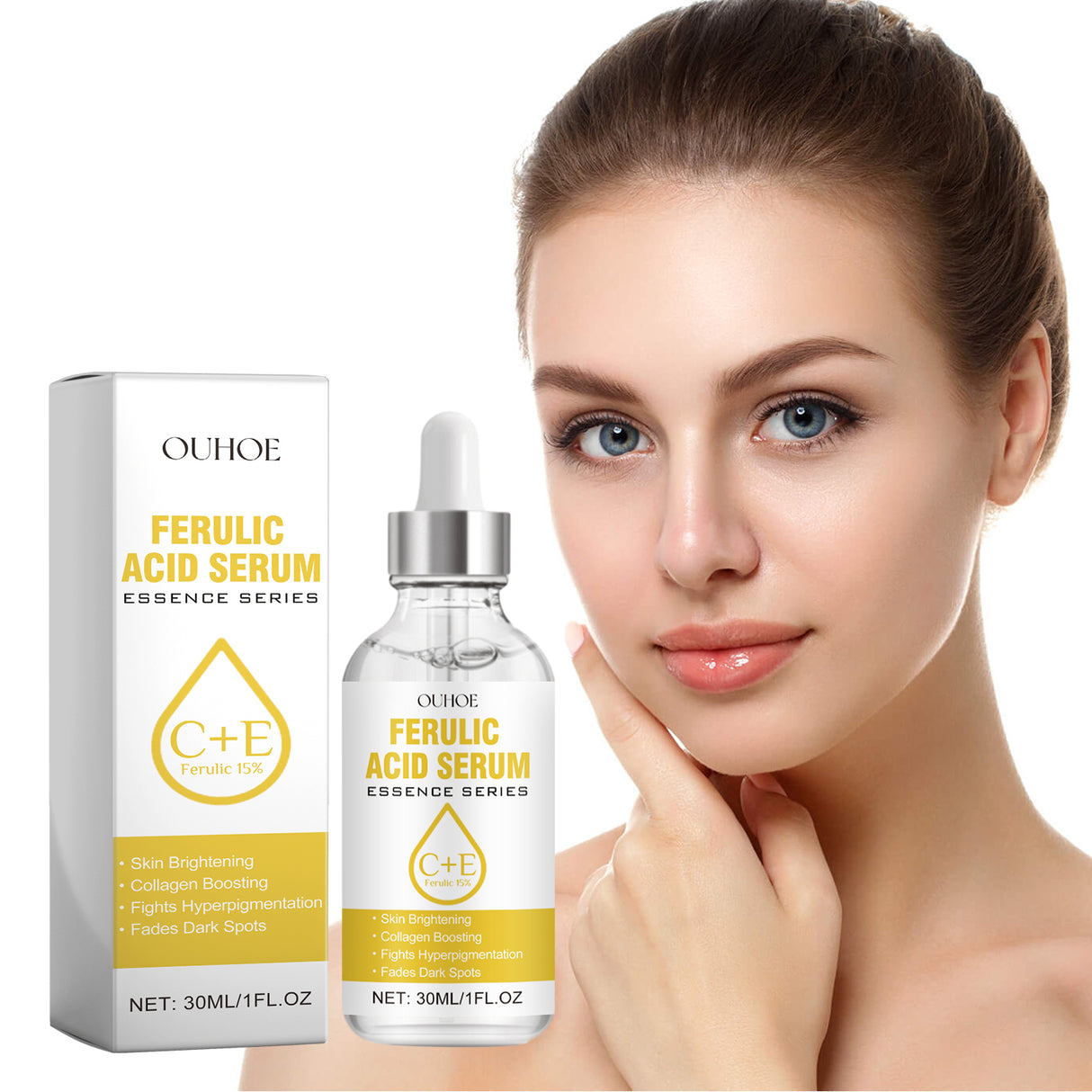 Ferulic Acid Serum, Lighten Fine Lines And Spots Revitalize Skin Delicate Pores Repair Dry Skin Moisturize - V.I.P Digital Presence