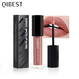 QIBEST Makeup Hexagonal Lip Gloss Matte Matte Lasting Lip Gloss Non-stick Liquid Lipstick - V.I.P Digital Presence